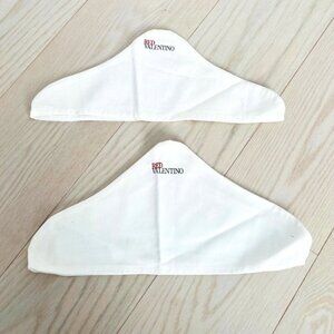 Red Valentino Cotton Hanger Covers, set of 2 White